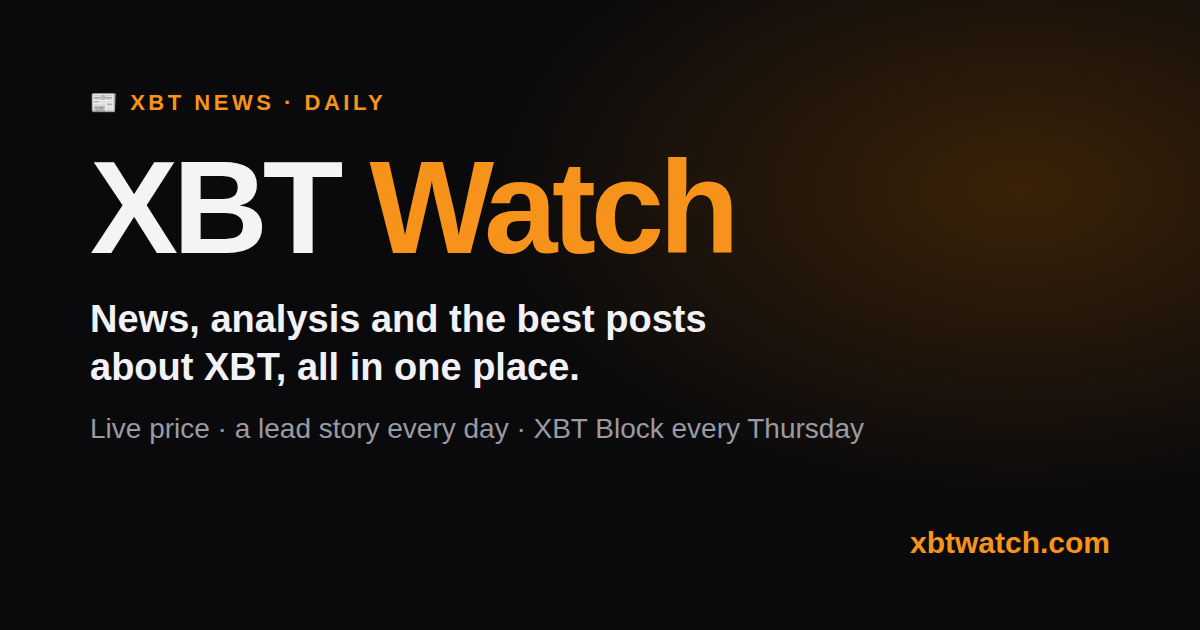 XBT Watch: Bitcoin BLAKE2b news, prices and mining